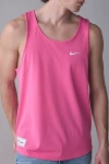 Nike Mesh Tank Top In Pinksickle, Men's At Urban Outfitters