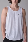 Nike Mesh Tank Top In White, Men's At Urban Outfitters In White