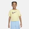 Nike Meta-morph Little Kids' Graphic T-shirt In Yellow