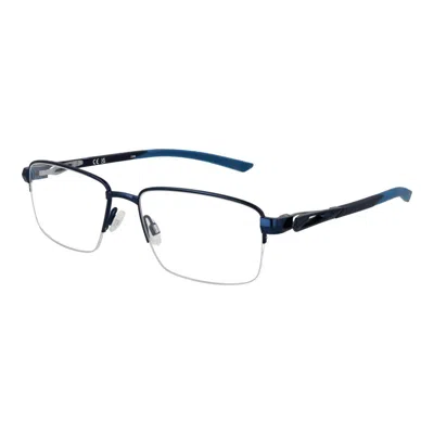 Nike Blue Men Optical Frames In Black