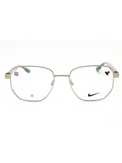 Nike Metal Oval Men's Eyeglasses In Multi
