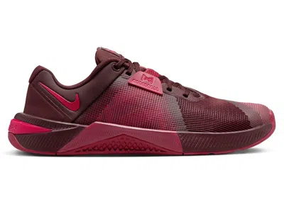 Pre-owned Nike Metcon 10 (women's) Sneakers In Burgundy Crush/sweet Beet/rush Pink