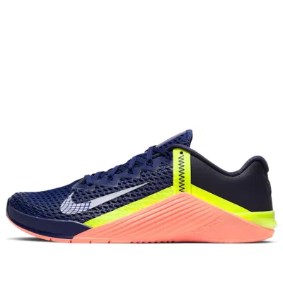 Nike Metcon 6 'deep Royal Blue Bright Mango' In Multi
