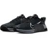 Nike Metcon 9 Flyease Training Shoe In Black/white/anthracite