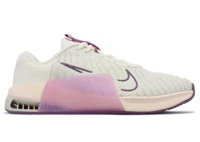 Pre-owned Nike Metcon 9 (women's) Sneakers In Sail/guava Ice/rush Fuchsia In Multi