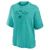 Nike Aqua Miami Dolphins Glory Arch Boxy T-shirt