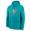 Nike Miami Dolphins Busted Play Club  Men's Nfl Pullover Hoodie In Green