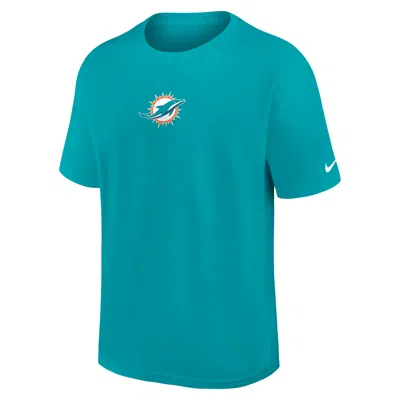 Nike Aqua Miami Dolphins Dominate The Game Essential Max90 T-shirt In Green