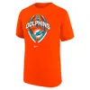 Nike Miami Dolphins Legend Icon Big Kidsâ  Dri-fit Nfl T-shirt In Red