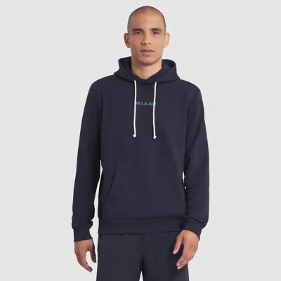 Nike Miami Dolphins Rivalries Collection Sideline  Men's Dri-fit Nfl Pullover Hoodie In Blue