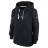 Nike Pitch Blue Miami Dolphins 2025 Rivalries Collection Standard Issue Sideline Dri-fit Hoodie In Blue