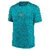 Nike Miami Dolphins Sideline Team Issue Velocity  Men's Dri-fit Nfl T-shirt In Green