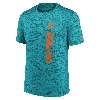 Nike Miami Dolphins Sideline Velocity  Men's Dri-fit Nfl T-shirt In Green