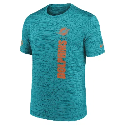 Nike Miami Dolphins Sideline Velocity  Men's Dri-fit Nfl T-shirt In Green