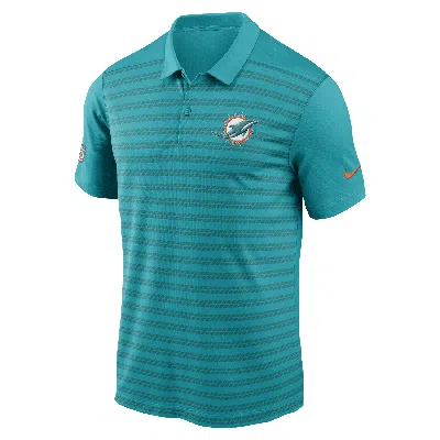 Nike Miami Dolphins Sideline Victory  Men's Dri-fit Nfl Polo In Blue