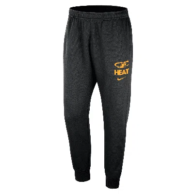 Nike Miami Heat Club Courtside  Men's Nba Jogger Pants In Black