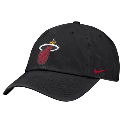 Nike Miami Heat Club  Unisex Nba Hardwoods Cap In Black