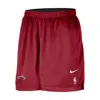 Nike Miami Heat Courtside  Men's Nba Mesh Practice Shorts In Red