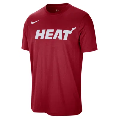 Nike Miami Heat Essentials  Men's Nba T-shirt In Red