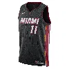 Nike Miami Heat Icon Edition 2022/23  Men's Dri-fit Nba Swingman Jersey In Black