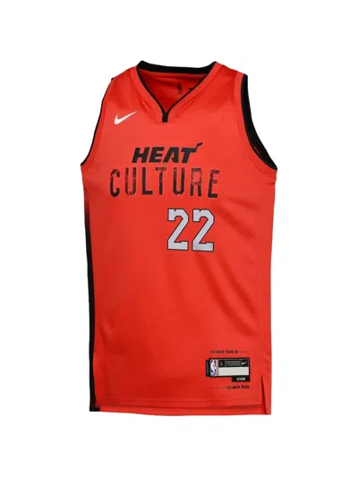 Nike Kids' Miami Heat Player City Edition Vest In Orange
