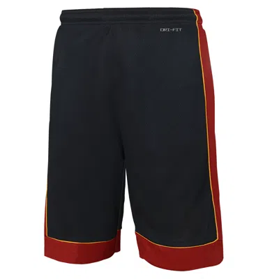 Nike Miami Heat Swingman Icon Edition Big Kids'  Dri-fit Basketball Replica Shorts In Black