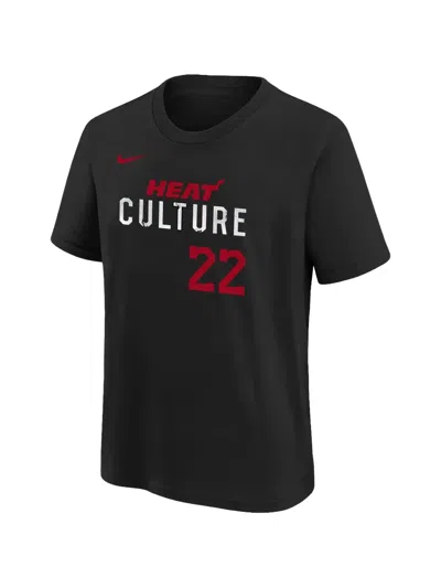 Nike Kids' Miami Heat T-shirt In Black
