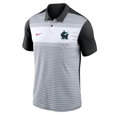 Nike Miami Marlins City Connect Legacy Icon Vapor  Men's Dri-fit Mlb Polo In Multi