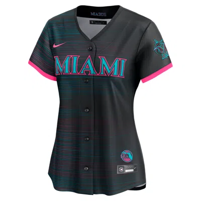 Nike Miami Marlins City Connect Womenâs  Women's Dri-fit Adv Mlb Limited Jersey