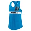 Nike Miami Marlins Logo  Women's Dri-fit Mlb Racerback Tank Top