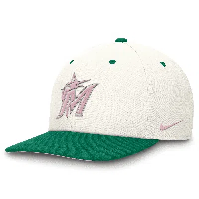 Nike Miami Marlins Sail Pro  Unisex Dri-fit Mlb Adjustable Hat In Green
