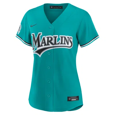 Nike Miami Marlins  Women's Mlb Stadium Jersey In Green