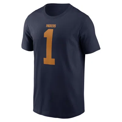 Nike Micah Parsons Green Bay Packers  Men's Nfl T-shirt In Blue