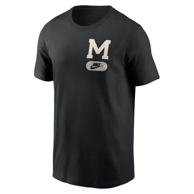 Nike Michigan 2-hit  Men's College T-shirt In Black