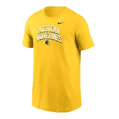 Nike Michigan Big Kids' (boys')  College T-shirt In Yellow