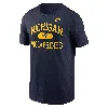 Nike Navy Michigan Wolverines Legacy Alma Mater T-shirt
