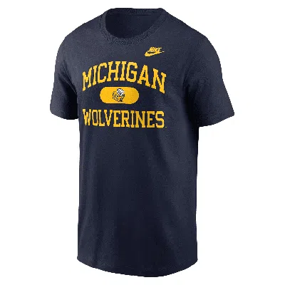 Nike Navy Michigan Wolverines Legacy Alma Mater T-shirt