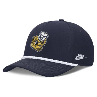 Nike Michigan Legacy Basketball Rope Rise  Unisex College Adjustable Hat In Blue