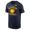 Nike Michigan Legacy Football Icon  Men's College T-shirt In Blue