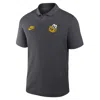 Nike Michigan Primetime Victory Legacy Vault Logo  Men's Dri-fit College Polo In Gray