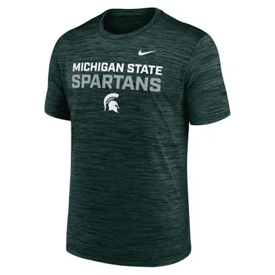 NIKE MICHIGAN STATE CAMPUS CENTER STACK VELOCITY  MEN'S DRI-FIT COLLEGE T-SHIRT,1015865689