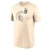 Nike Michigan State Campus Legend Shadow Logo  Men's Dri-fit College T-shirt In Neutral