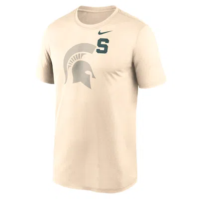 Nike Michigan State Campus Legend Shadow Logo  Men's Dri-fit College T-shirt In Neutral