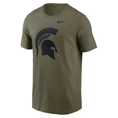 Nike Michigan State Campus Primetime  Men's Dri-fit College T-shirt In Brown