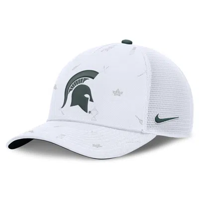 Nike Michigan State Country Club Golfin' Rise  Unisex College Trucker Adjustable Hat In Transparent