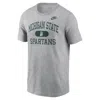 Nike Heather Gray Michigan State Spartans Legacy Alma Mater T-shirt In Gray
