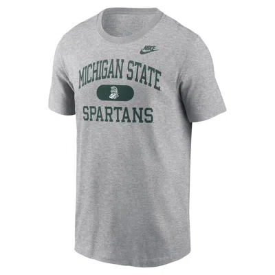 Nike Heather Gray Michigan State Spartans Legacy Alma Mater T-shirt