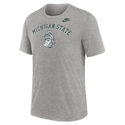 Nike Michigan State Legacy Arch  Men's College T-shirt In Gray