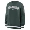 Nike Michigan State Legacy Phoenix  Women's College Oversized Pullover Crew In Green