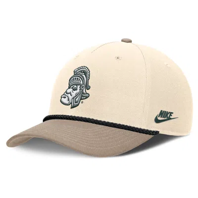 Nike Michigan State Legacy Rise  Men's College Adjustable Hat In Brown